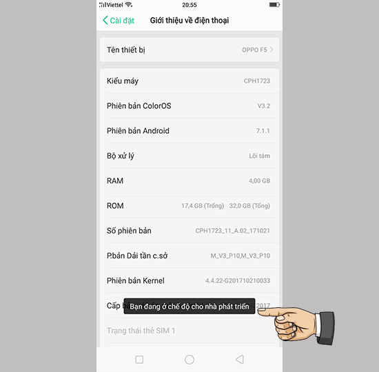 Kích hoạt tính năng